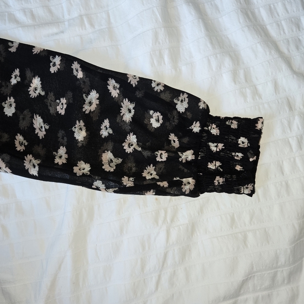 Madewell Mistlight Mockneck Dress in Seattle Floral Size XS - Picture 10 of 15